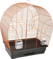 Vogelkooi Saga Zwart/Koper - Zwart - 51 x 28 x 55 cm
