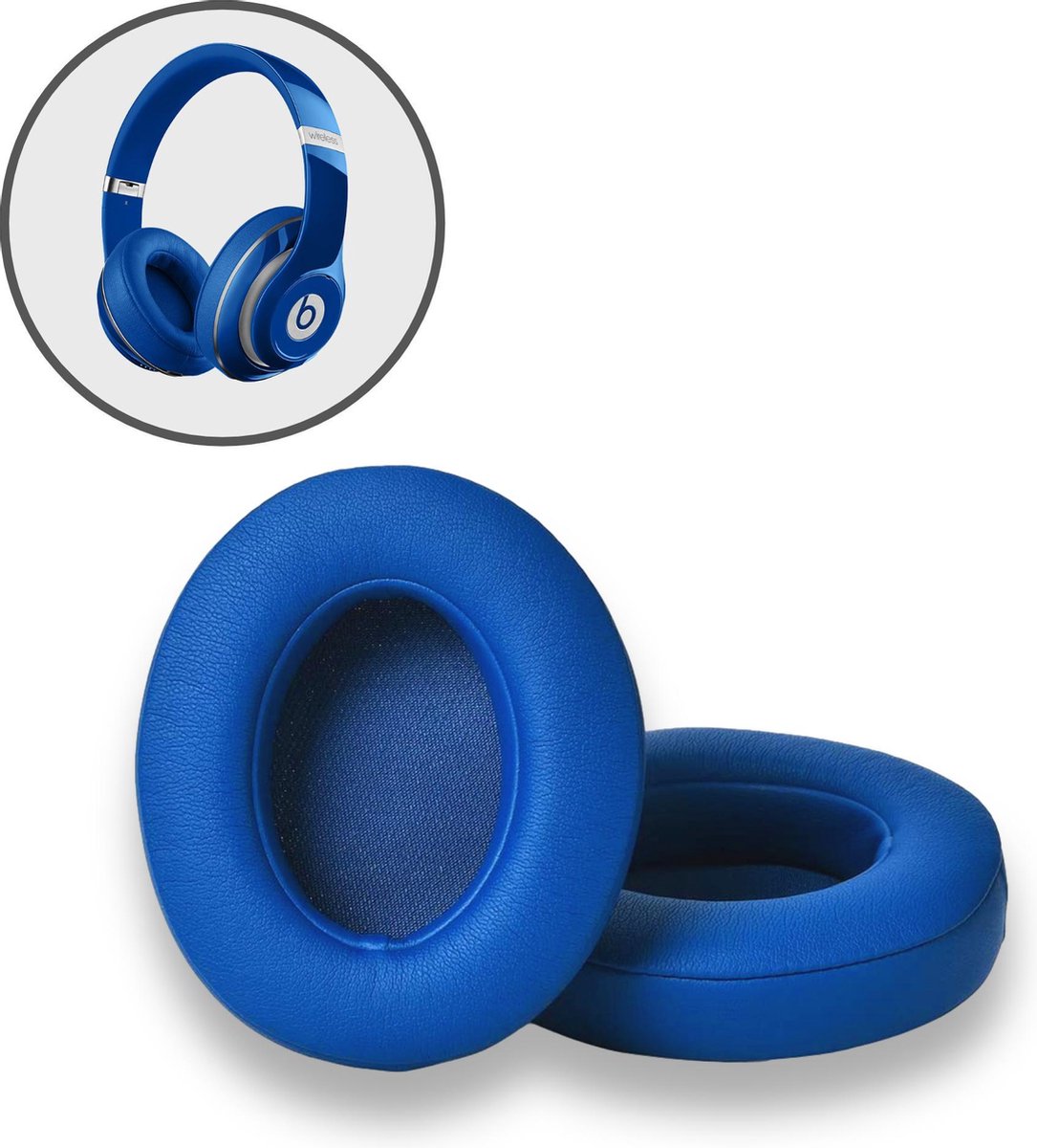Oorkussens voor Beats By Dr. Dre Studio 2.0/3.0 wireless - Koptelefoon oorkussens voor Beats Studio blauw