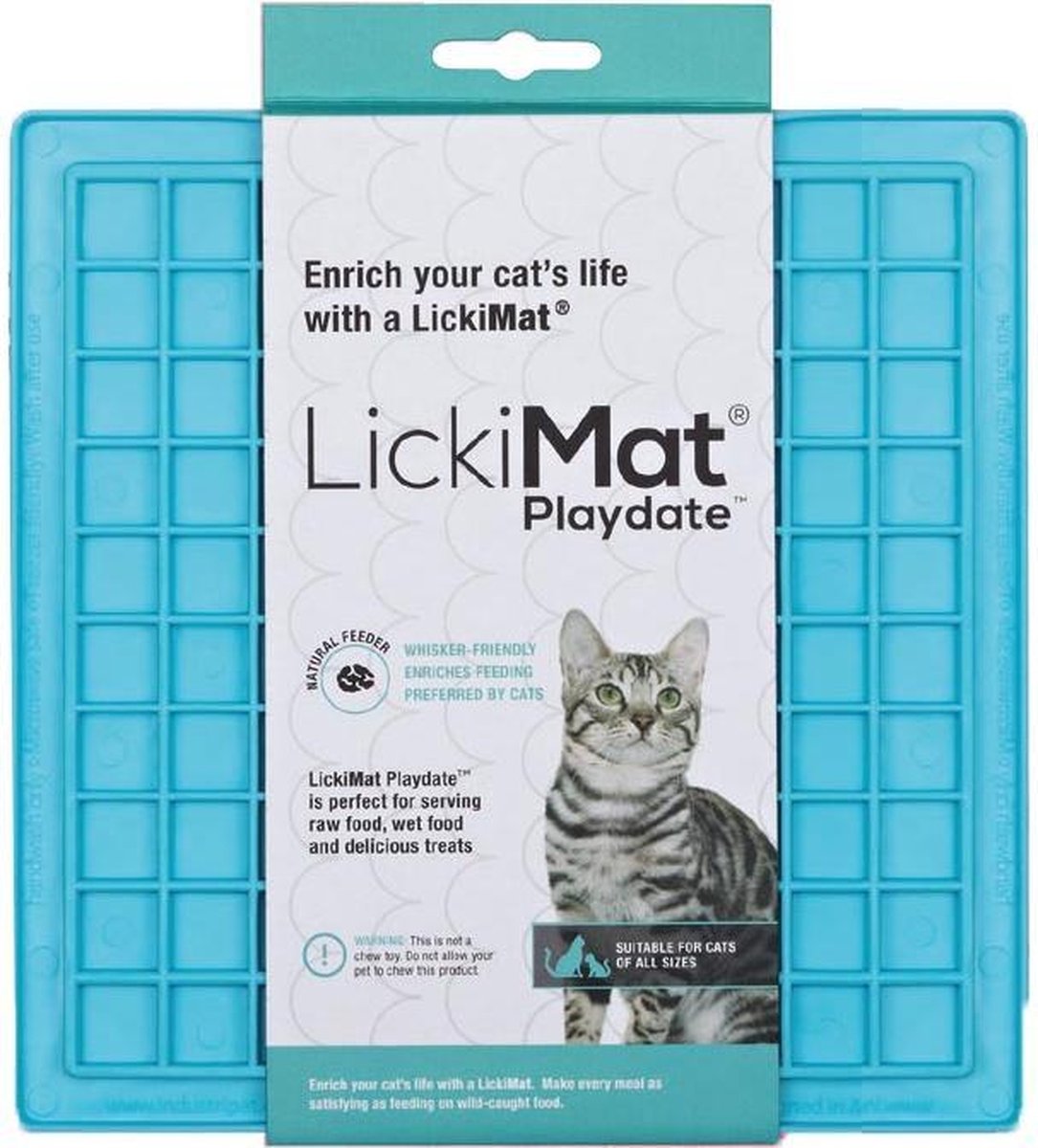 Licki Mat kat likmat Playdate turquoise