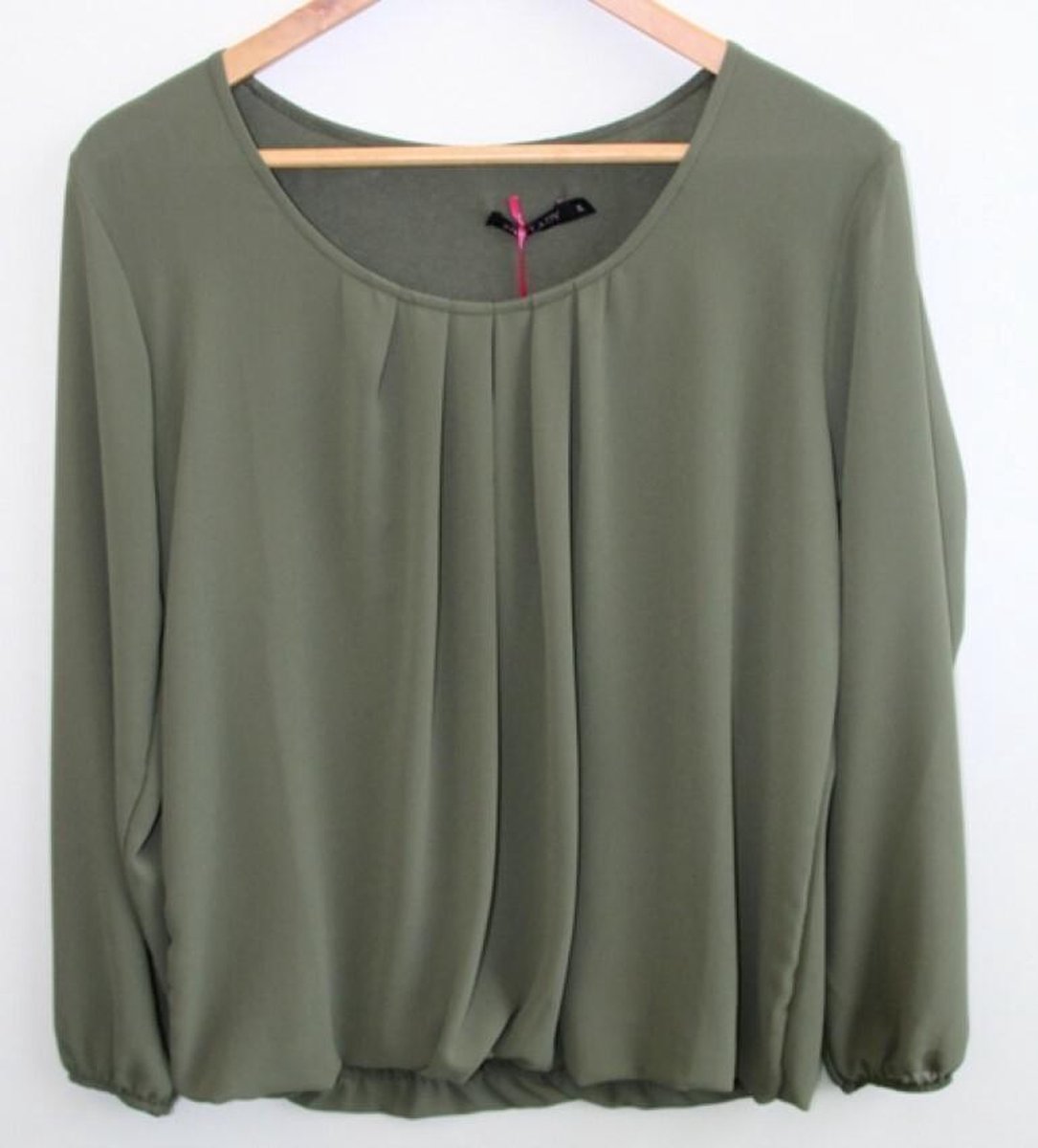 Pink Lady dames blouse army uni - maat S