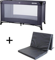 Cabino Campingbedje Supreme Inclusief Matras - Grijs