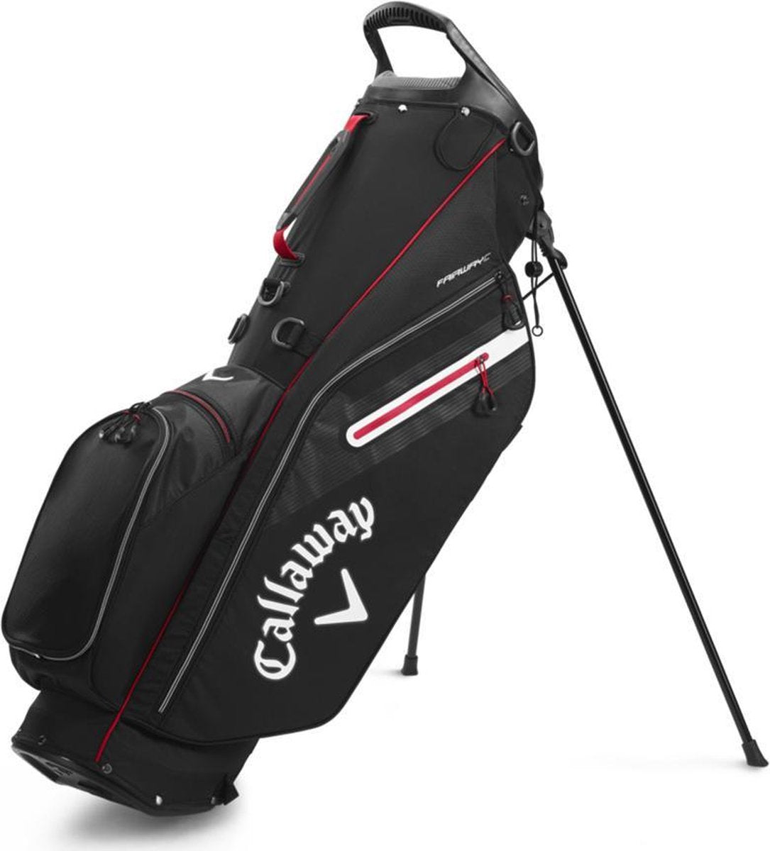 Callaway Fairway C Double Strap Standbag - Zwart Wit