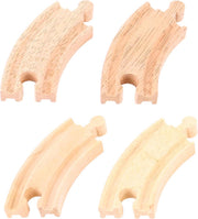 Bigjigs - Rails - Korte bochten - 4dlg.