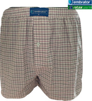 Embrator mannen Boxershort geweven katoen lila maat 3XL