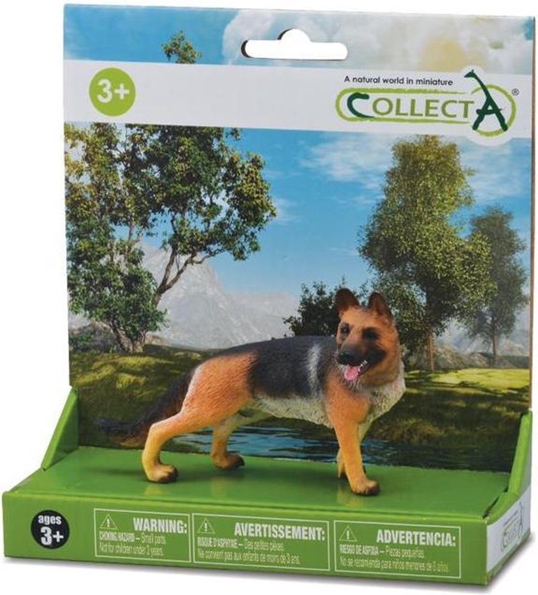 Collecta Honden: Duitse Herdershond Speelset 17 Cm Bruin