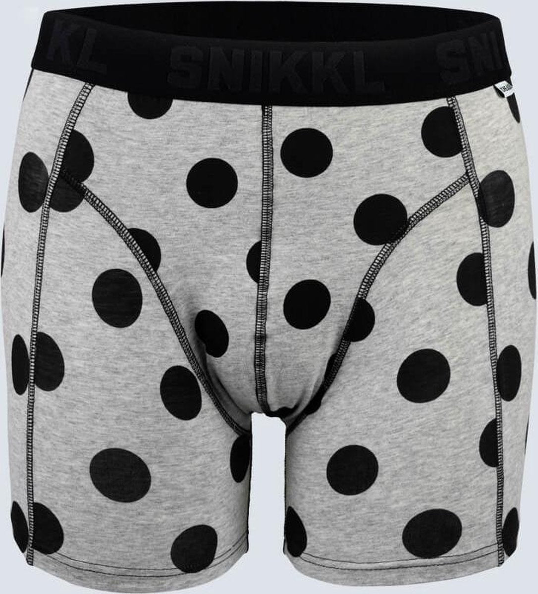 SNIKKL GRIJS/ZWART BOXER