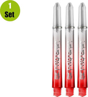 3 sets PRO GRIP RED VISON INTERMEDIATE dart shaft