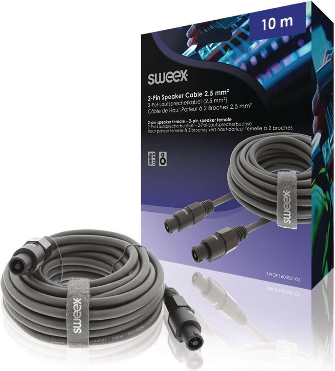 Sweex NL2 - NL2 speakerkabel - 2x 2