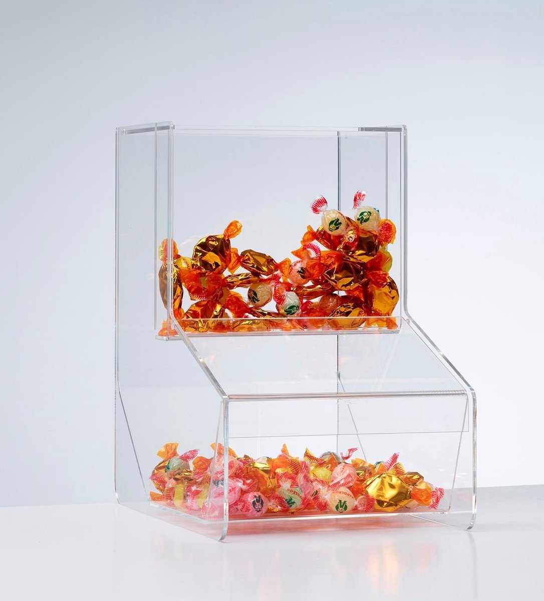 Plexi Snoepbak - Transparant - Plexiglas