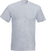 Set van 3x stuks grote maten basic licht grijs t-shirts voor heren - voordelige katoenen shirts - Herenkleding