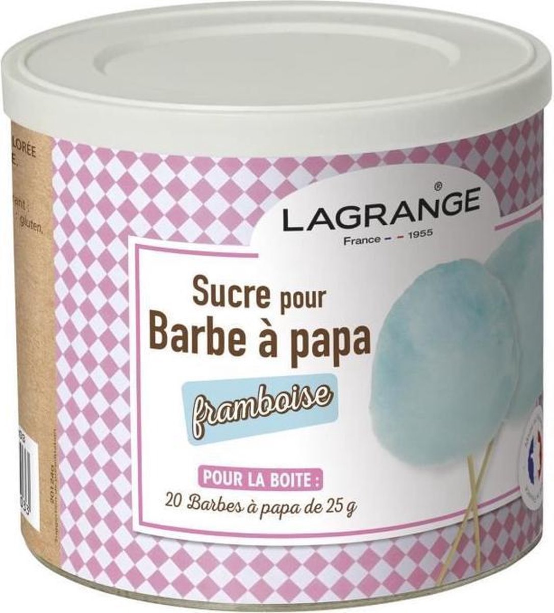 LAGRANGE 380008 Doos suikerspin 500 g - Framboos