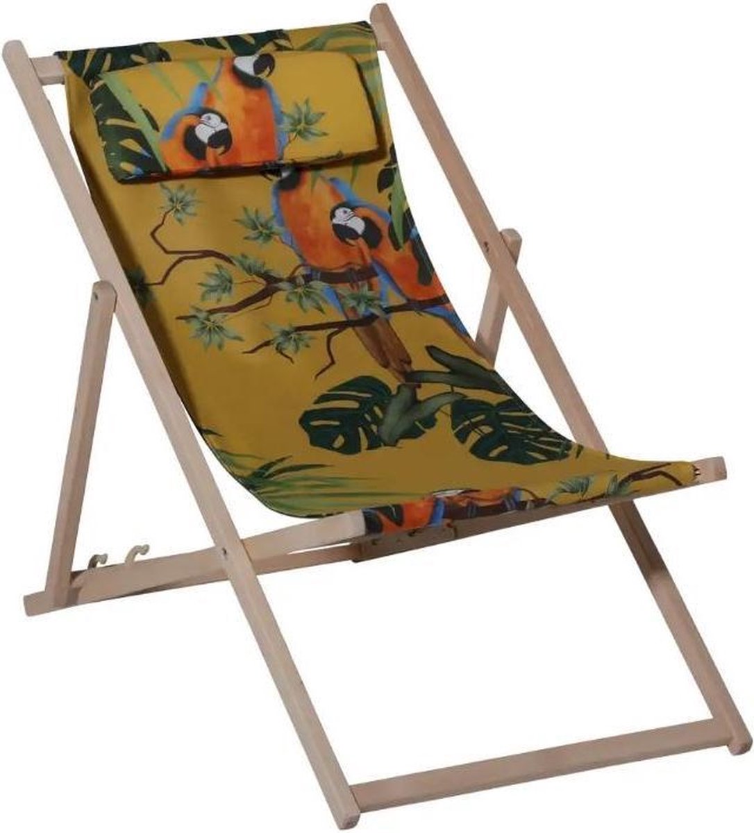 Madison Strandstoel Riff 90 X 55 X 87 Cm Hout/polykatoen Geel