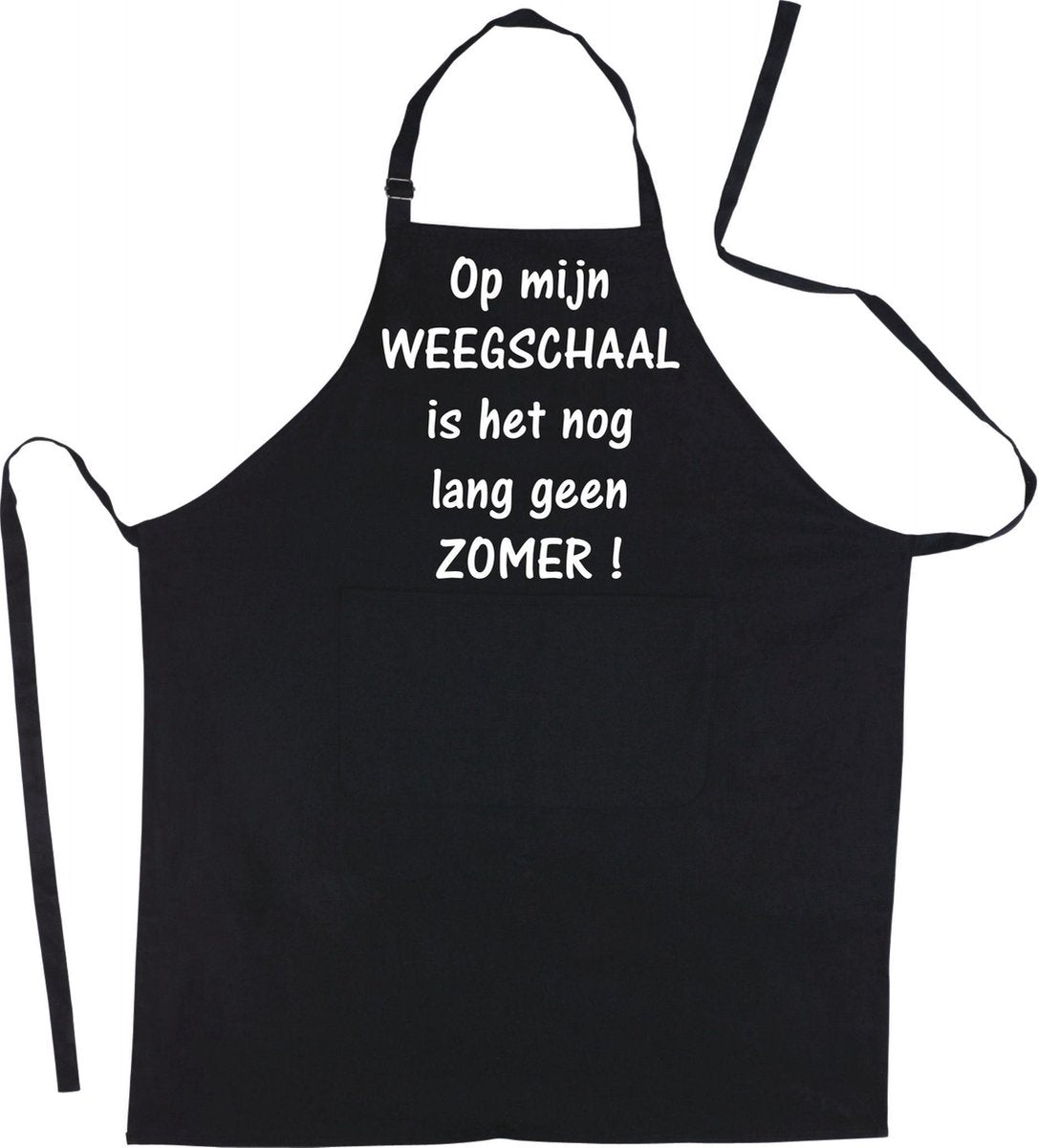 Schort - Op mijn weegschaal