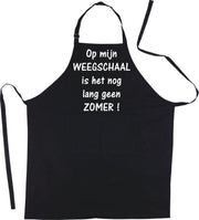 Schort - Op mijn weegschaal