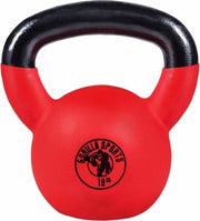 Gorilla Sports Kettlebell - Gietijzer (rubber coating) - 18 kg