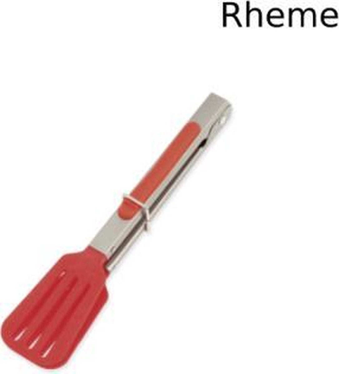Saladetang - Keukentang - Metalen Klemmen - 17.5 cm - Rood - Rheme