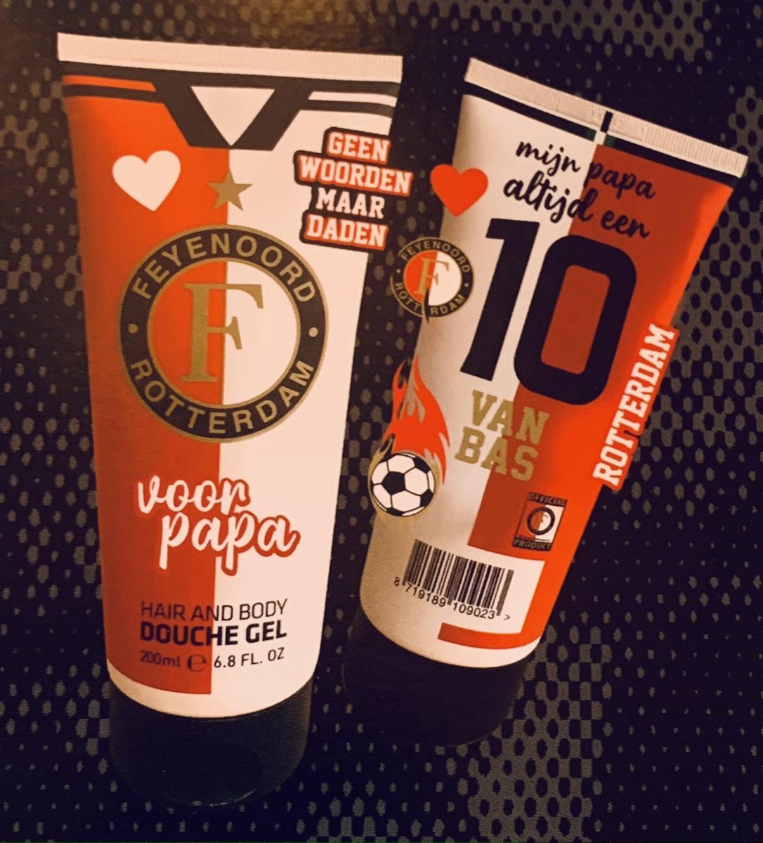 Feyenoord Douchegel met Stickers geschenk cadeau 200 ml