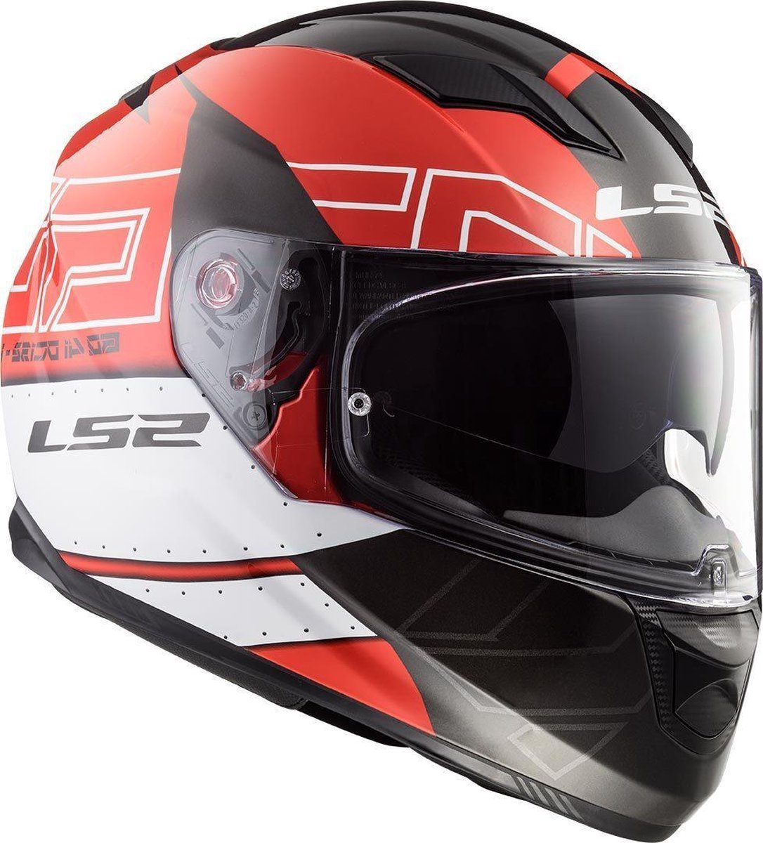 LS2 FF320 Stream Evo Kub Rood Zwart S