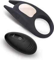 Cockring voor Koppels - Waterproof met Afstandsbediening - Oplaadbaar met 10 standen - Zwart