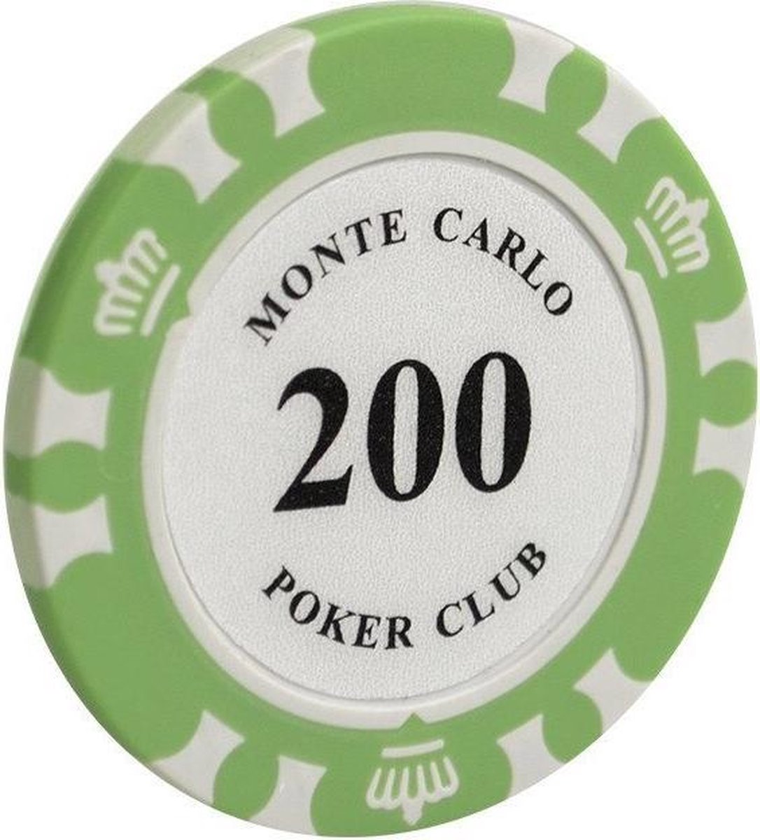 5 stuk Professionele Upscale Klei Casino Texas Poker Chips 14G waarde 200