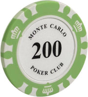 5 stuk Professionele Upscale Klei Casino Texas Poker Chips 14G waarde 200