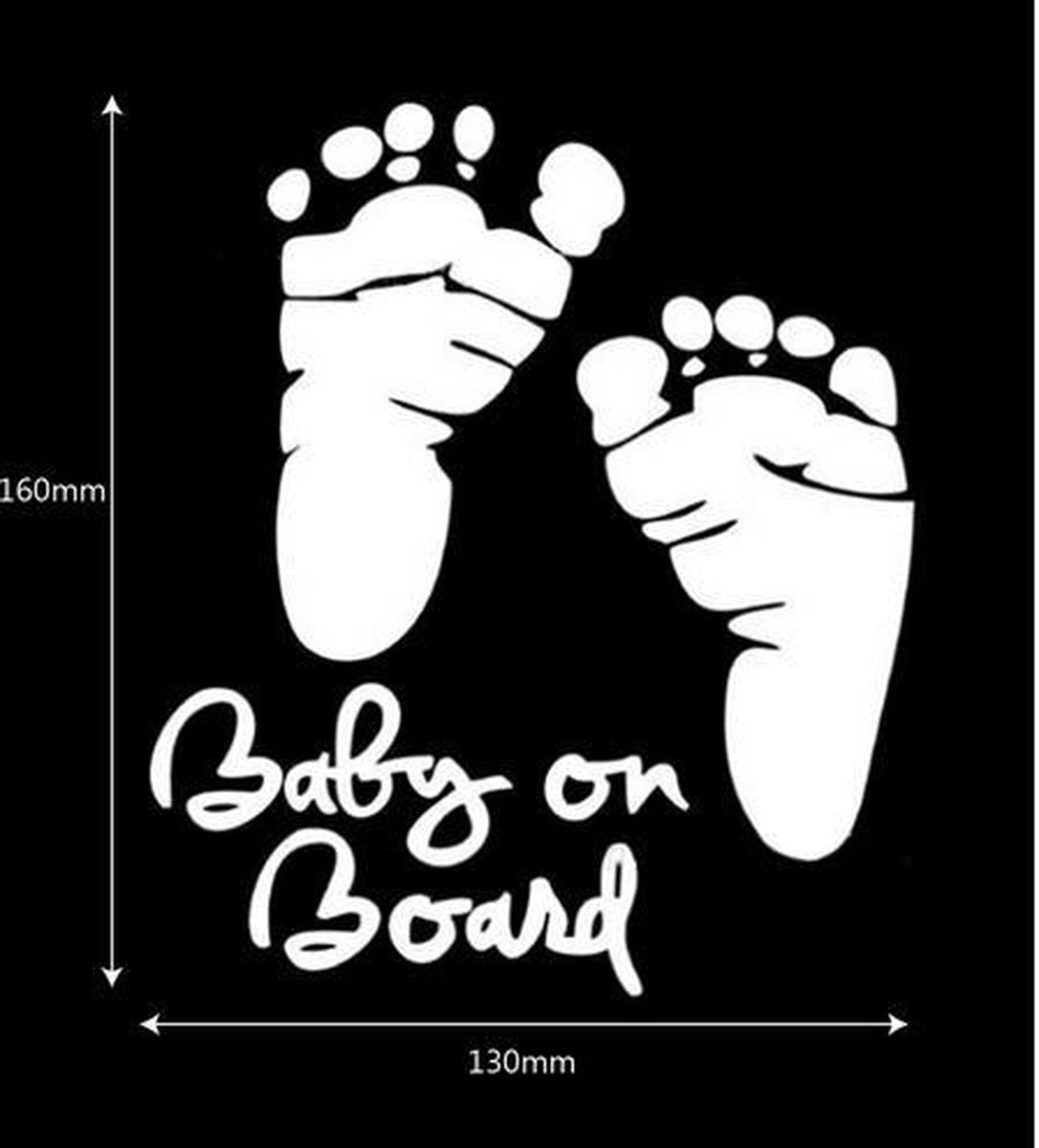 Baby on board autosticker