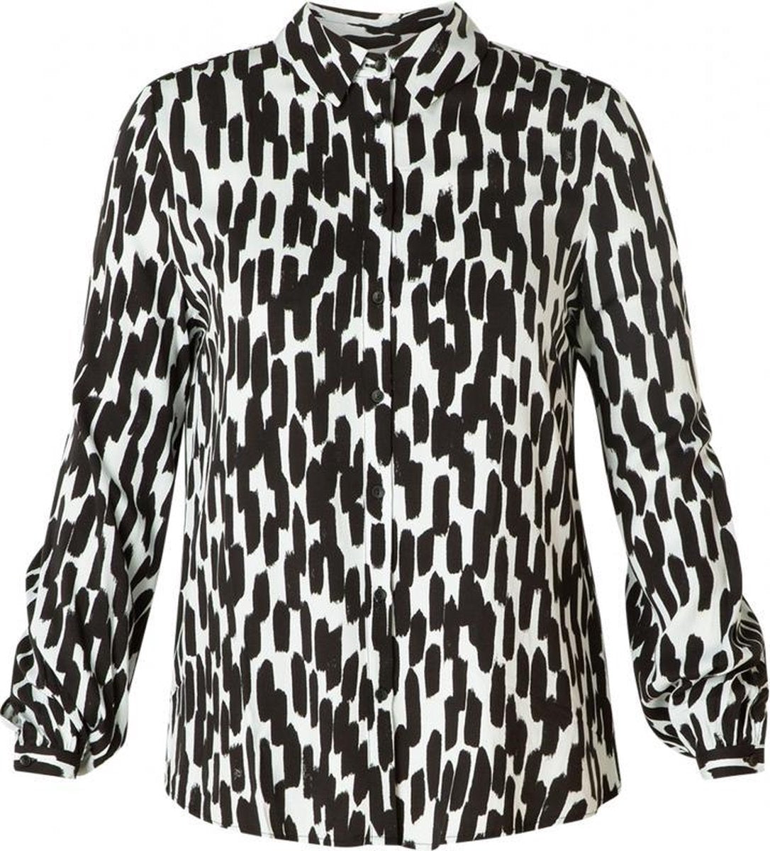 YEST Imara Blouse - White/Black - maat 42