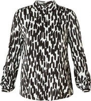 YEST Imara Blouse - White/Black - maat 42