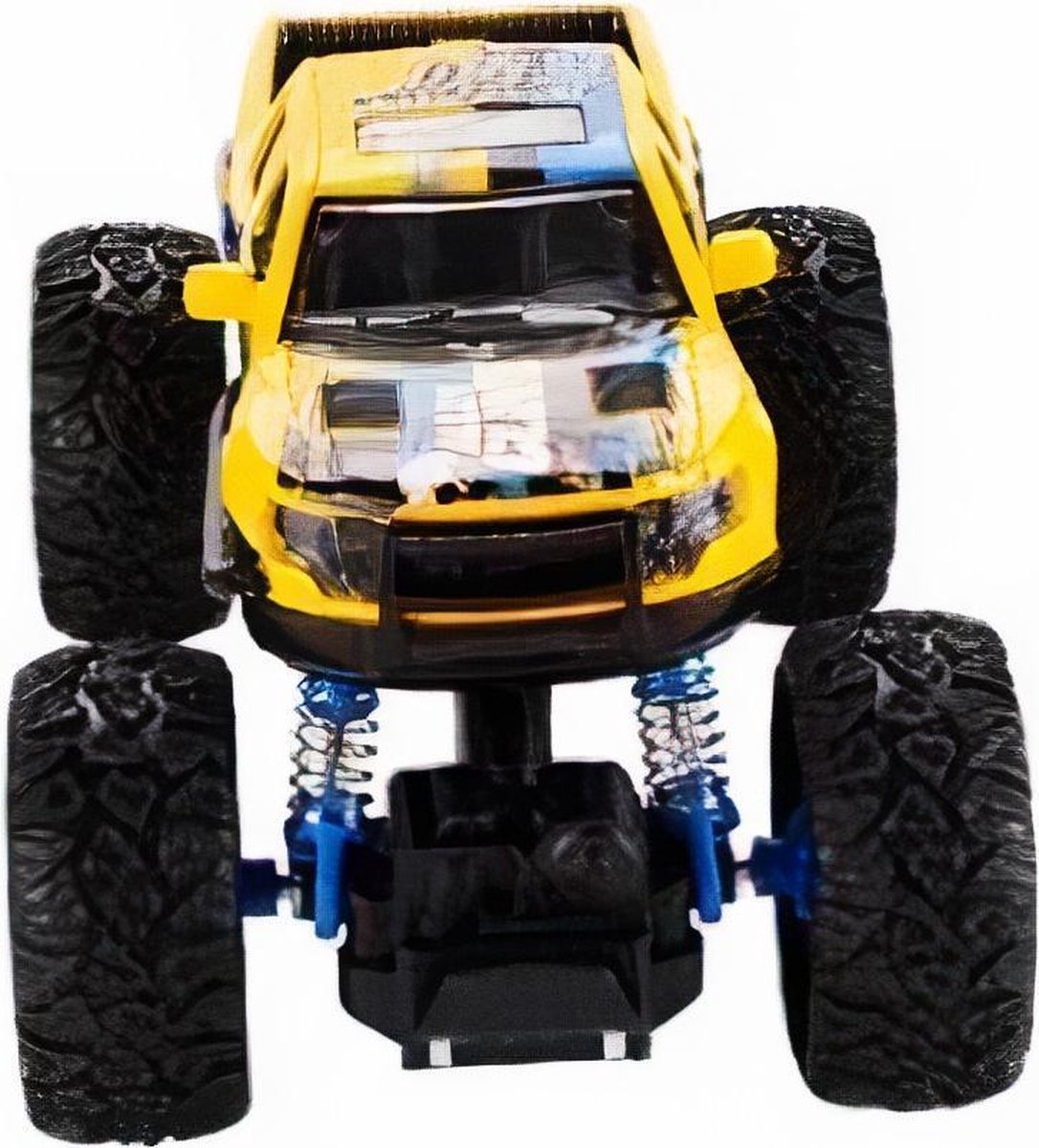 Climbing Cars Monstertruck Jongens 16 Cm Staal Geel/blauw