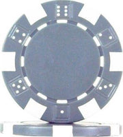 Pokerchip Dice Chip - Grijs - 11