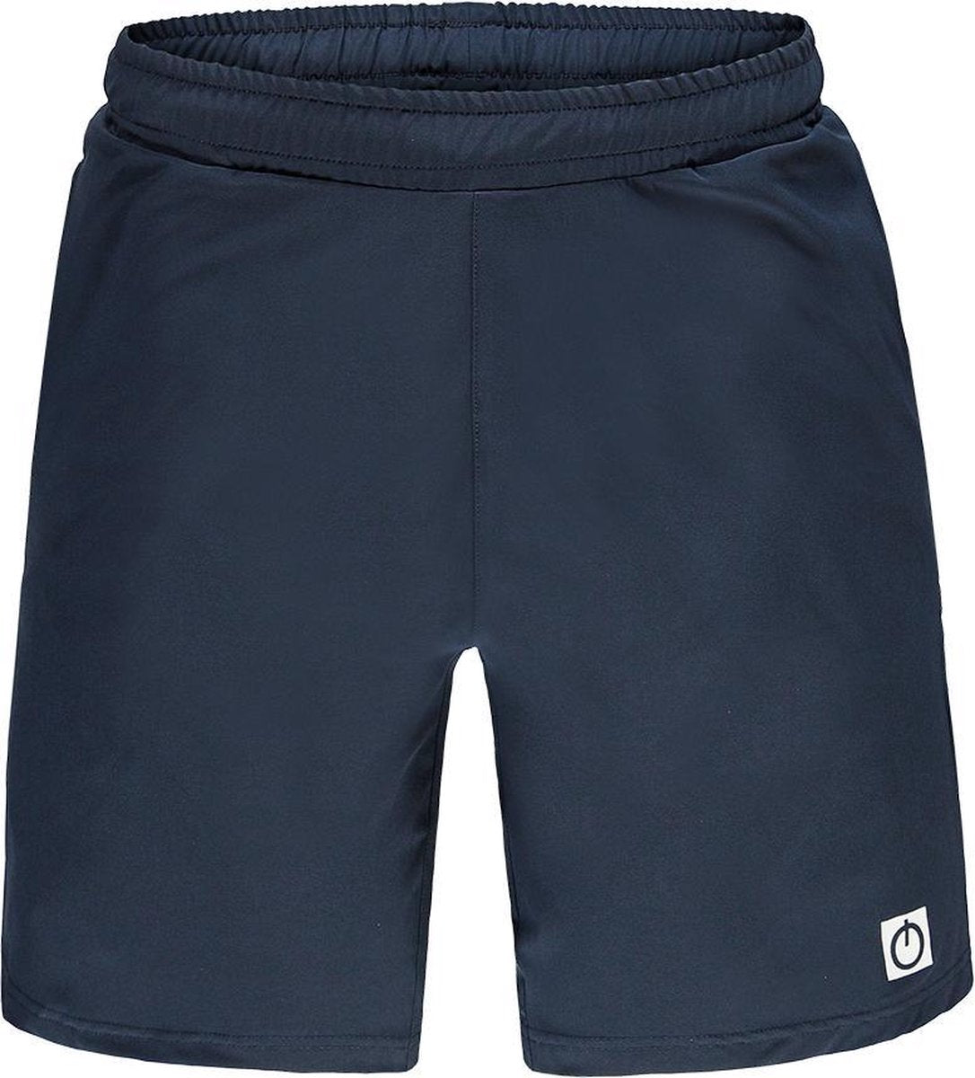 Re-Born Geweven Stretch Short Heren - Navy - Maat L