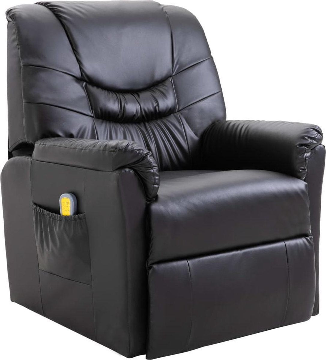vidaXL - Massagefauteuil Tilano - zwart