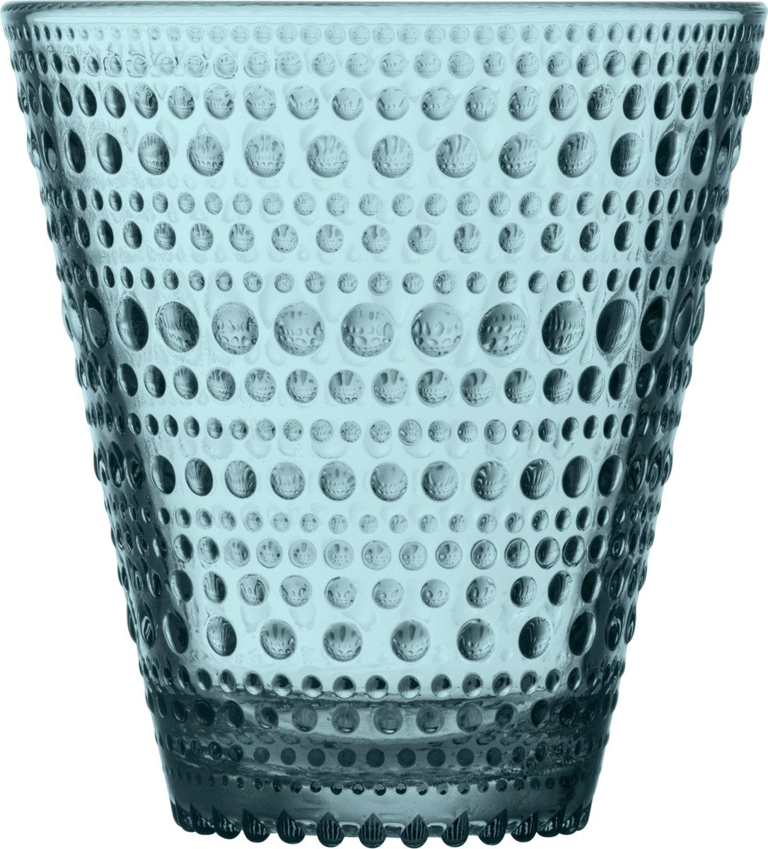 Iittala Kastehelmi Glas - 30cl - Zeeblauw - 2 stuks