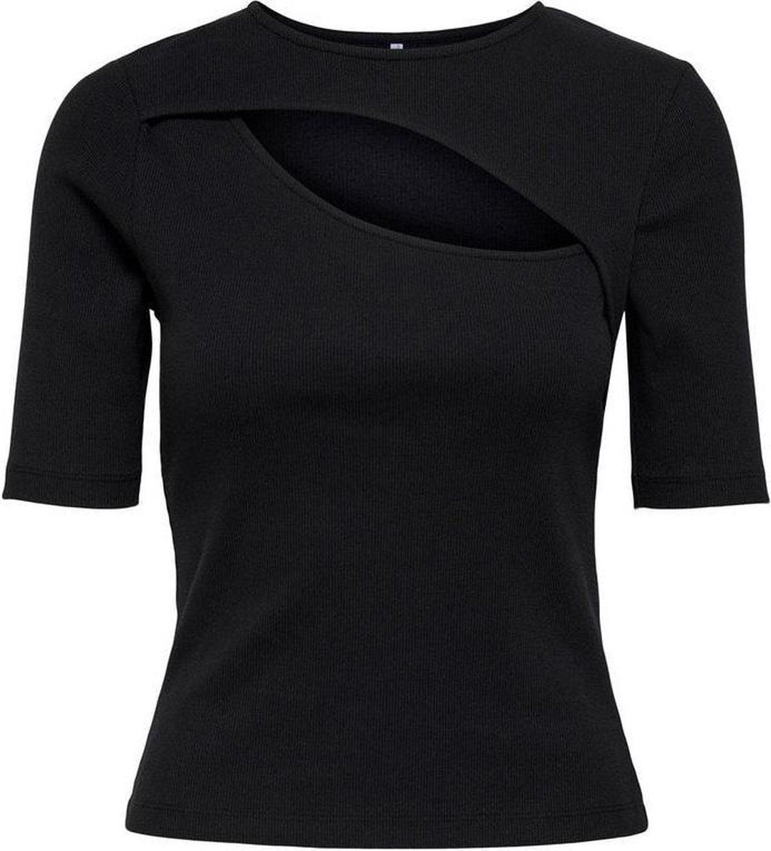 Onllurri Life 2/4 Cut Out Top Jrs 15253676 Black