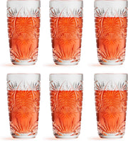 Libbey Longdrinkglas Atik - 270 ml / 27 cl - 6 Stuks - Vaatwasserbestendig - Vintage design - Hoge kwaliteit