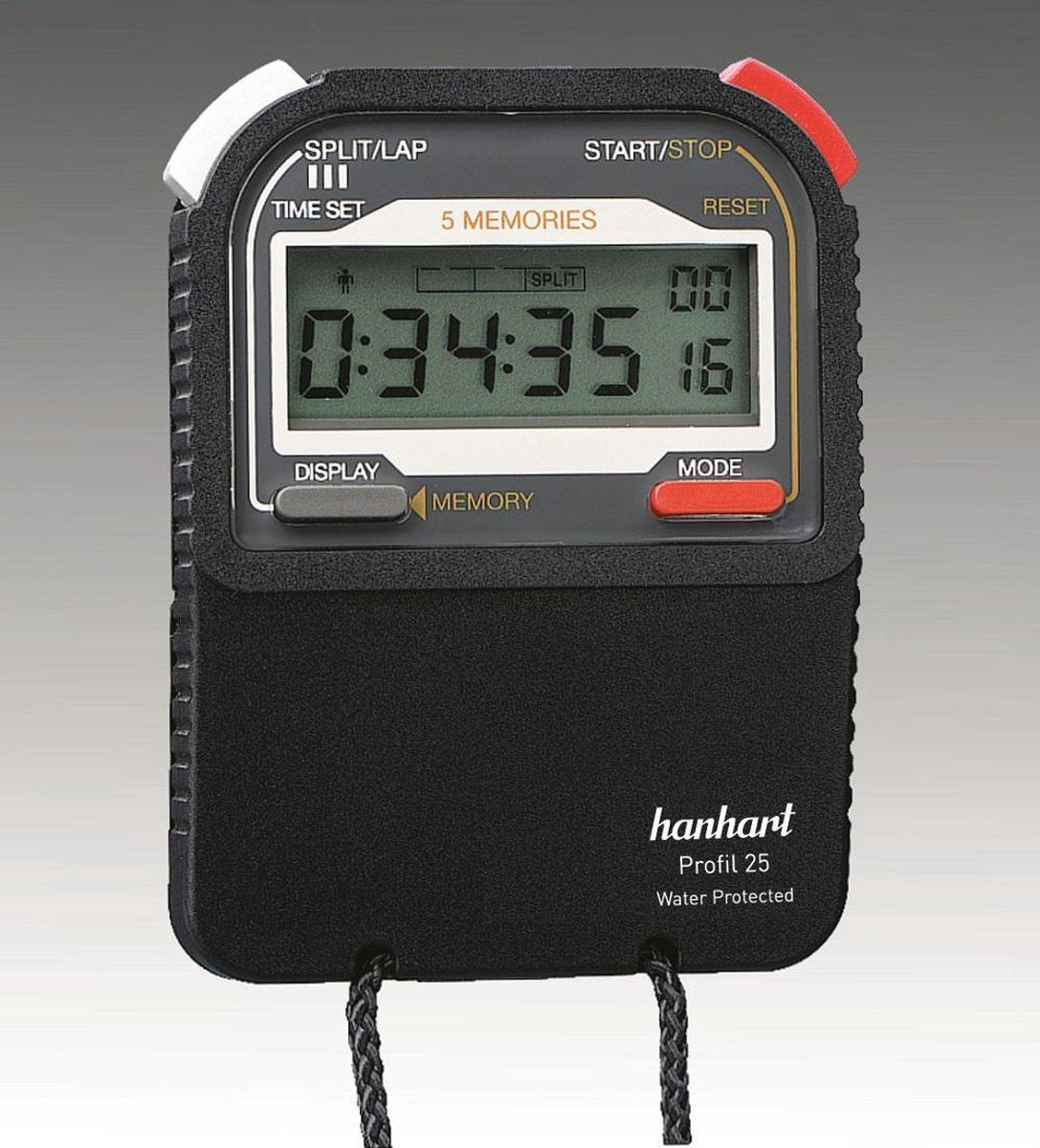 Hanhart stopwatch electronisch model Profil 225.1721-00 -  1/100 sec.