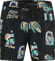 Quiksilver zwemshorts island pulse 15 Lichtgeel-M