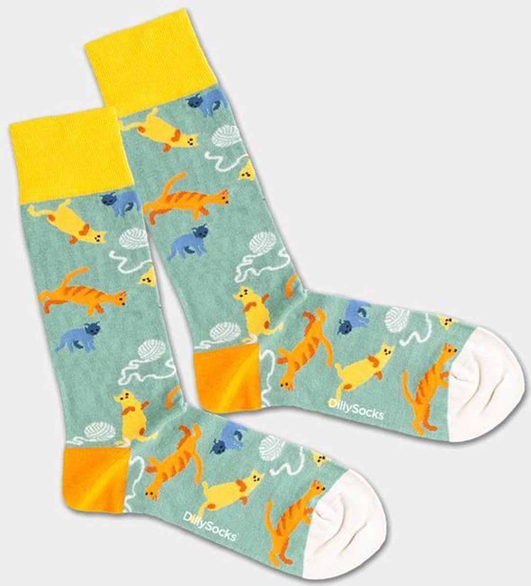 Dilly Socks Lazy Kitty Sock maat 36-40