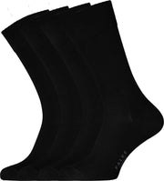 FALKE Happy herensokken (2-pack) - zwart (black) -  Maat: 43-46