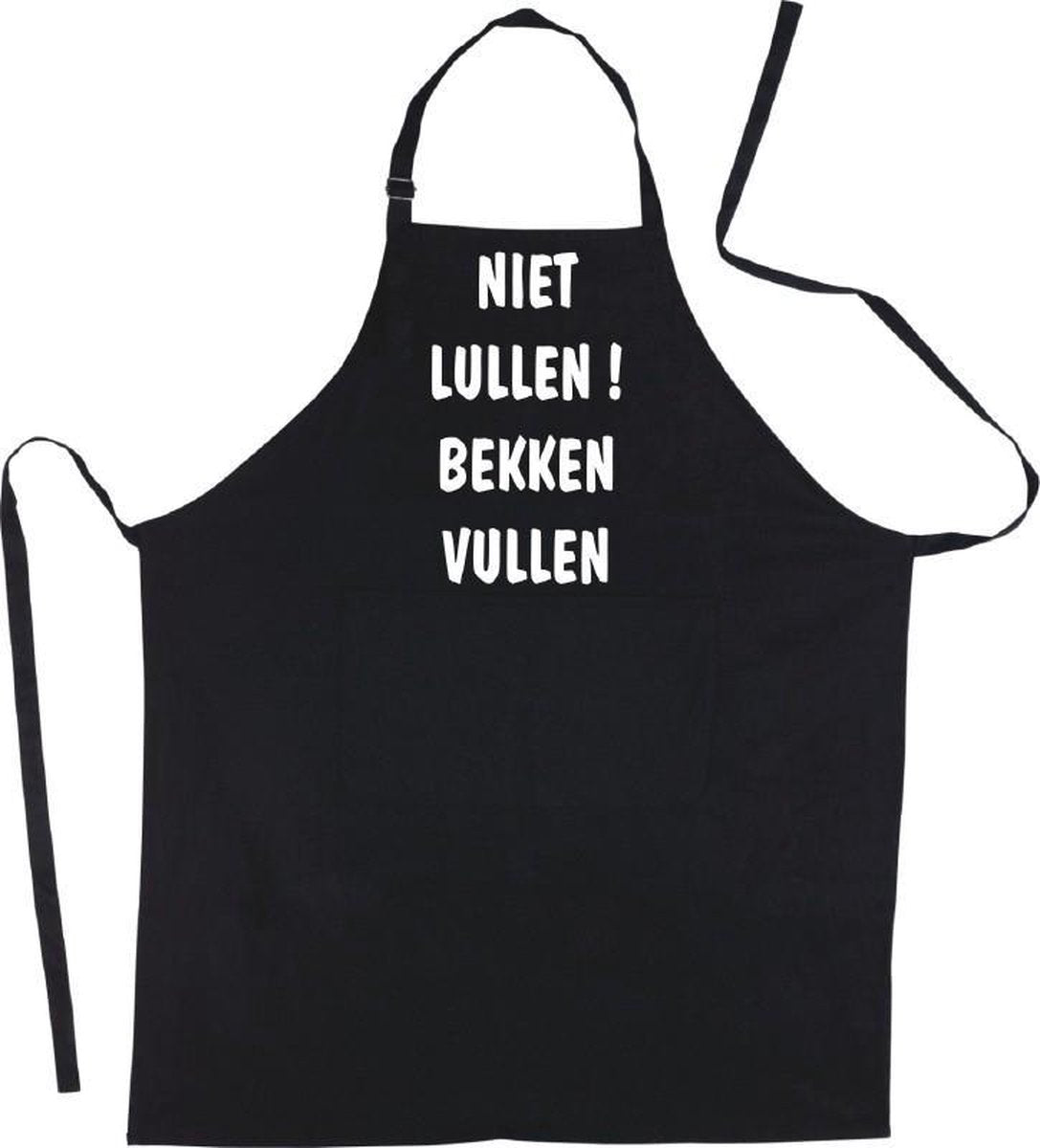 Mijncadeautje Luxe Schort Niet lullen