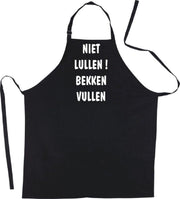 Mijncadeautje Luxe Schort Niet lullen