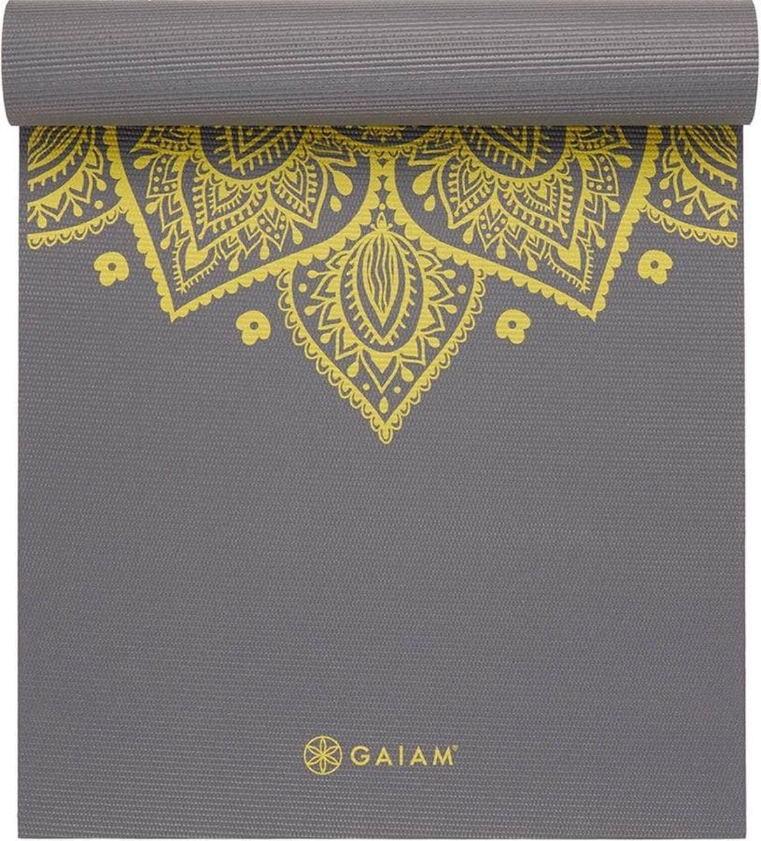 Gaiam Yogamat - 5 mm - Citron Sundial