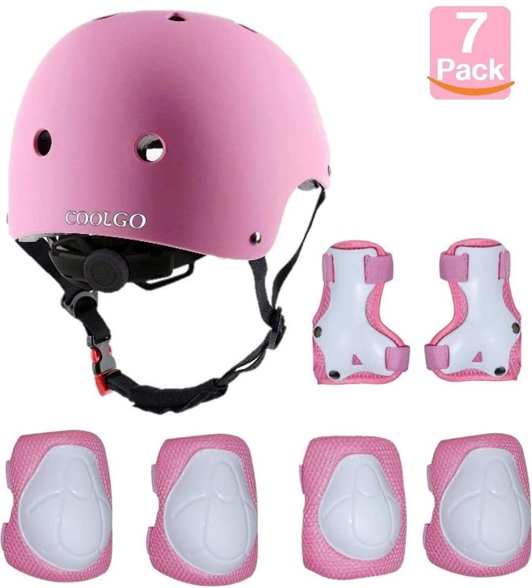 New 7-in-1 kinderskateboardhelm met kniebeschermers