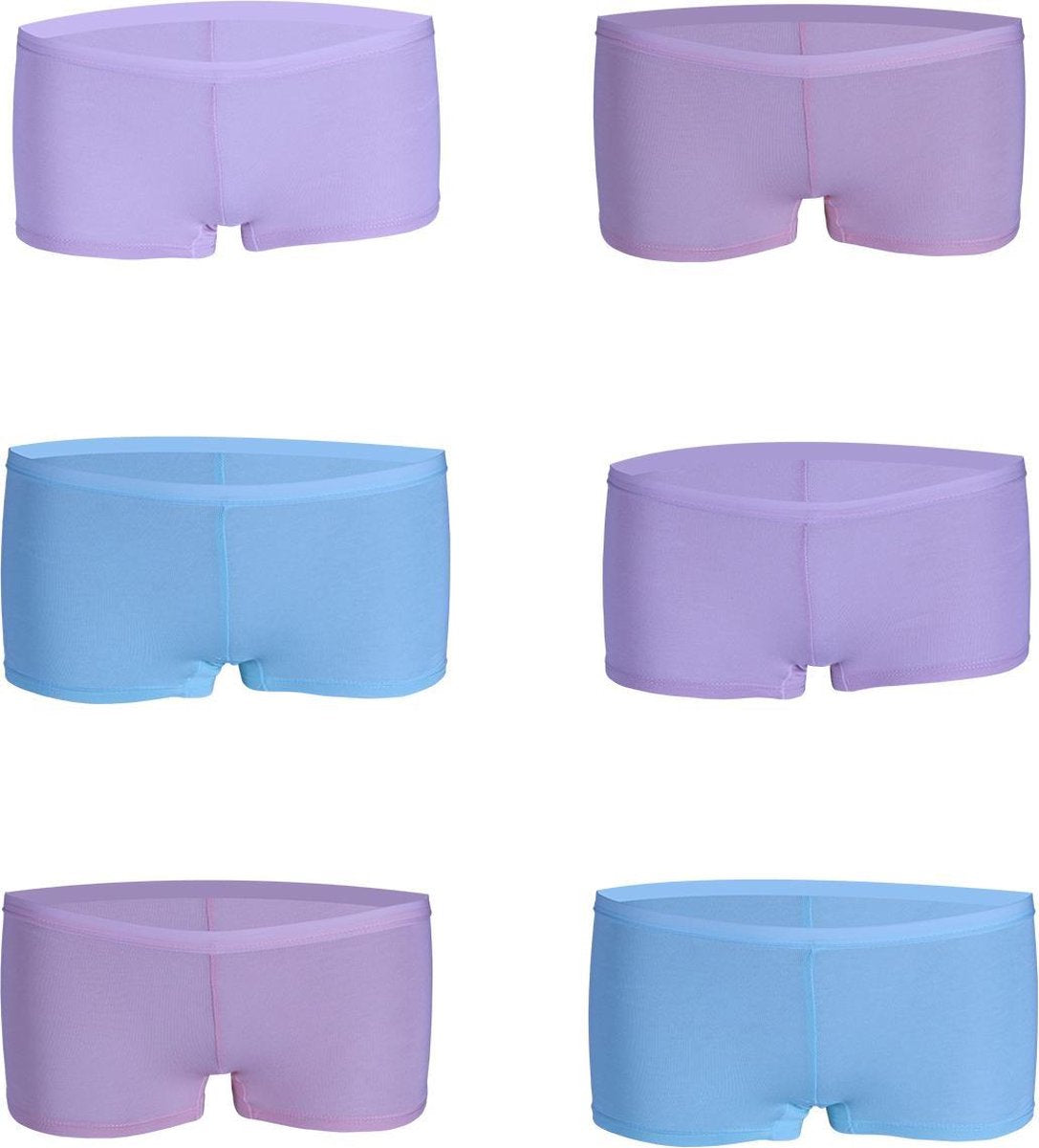 Meisjes ondergoed - dames panty - VOORDELIGE 6 PACK 128/134