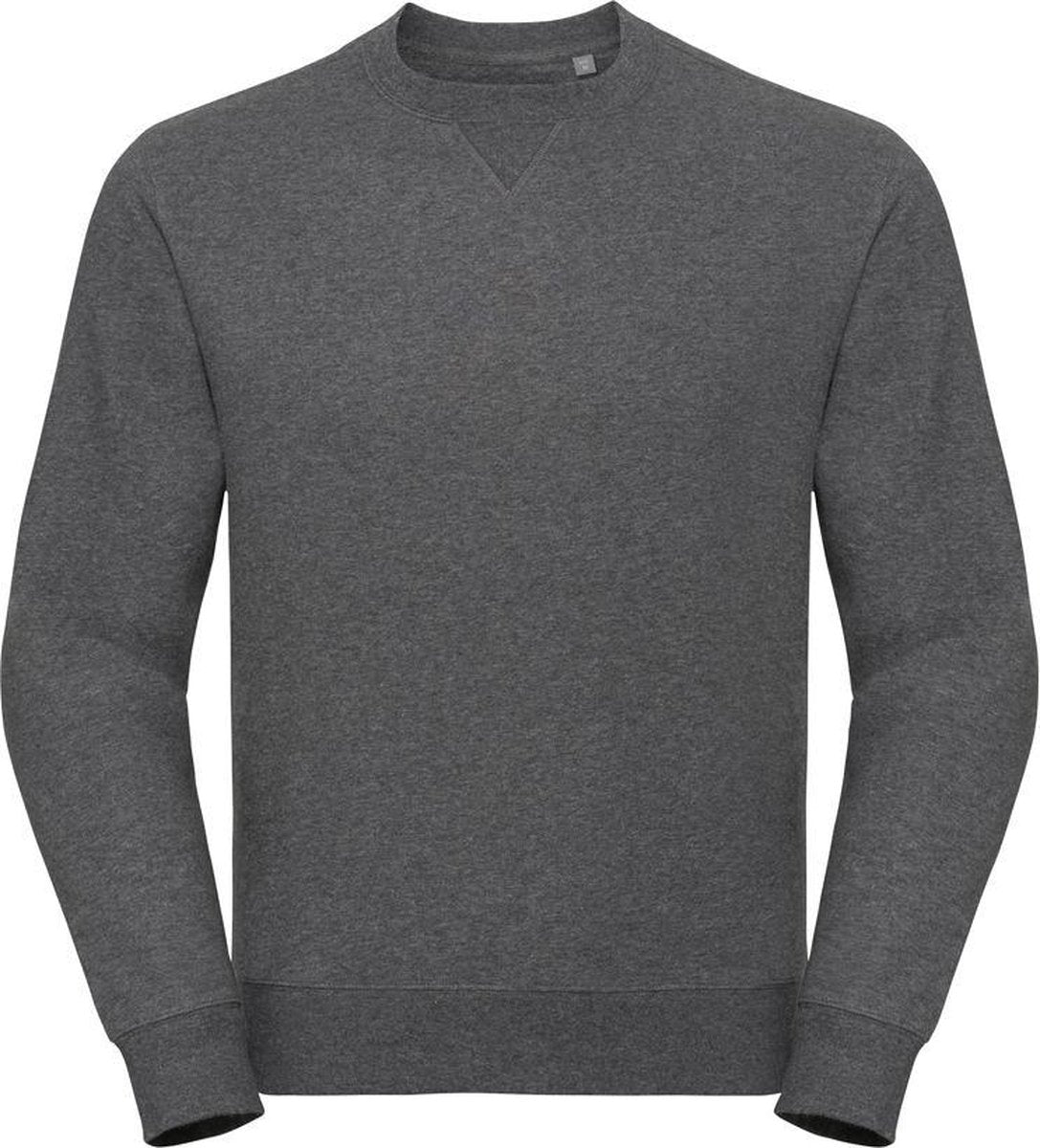 Russell Heren Authentieke Melange Sweatshirt (Koolstofmelange)