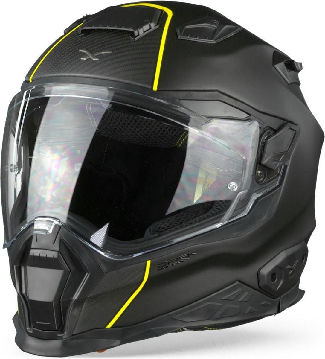 Nexx X.WST2 Dark Division Carbon Mat Integraalhelm - Motorhelm - Maat S