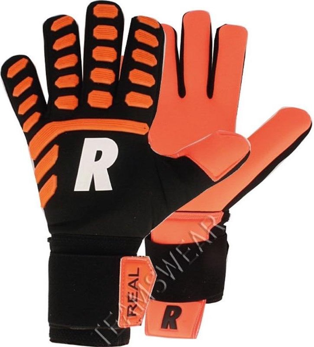 Real Spyder Keepershandschoenen Heren - Zwart / Fluorood | Maat: 8