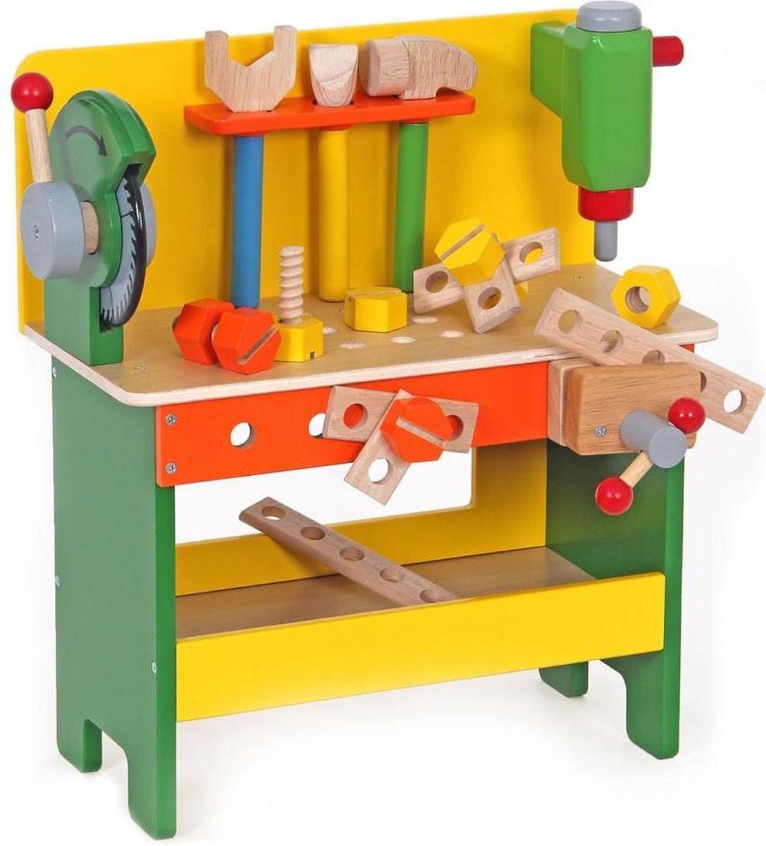 Houten Werkbank met cirkelzaag