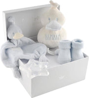 BamBam Cadeaudoos - Kraamcadeau Jongen & Meisje - Baby Cadeau - Pluche - Blauw