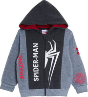 Marvel Spiderman - vest - kinder - grijs - maat 98